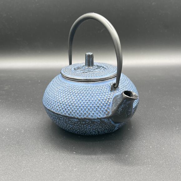 Vintage Japanese Cast Iron Tetsubin Kettle Teapot Hobnail - Picture 7 of 16